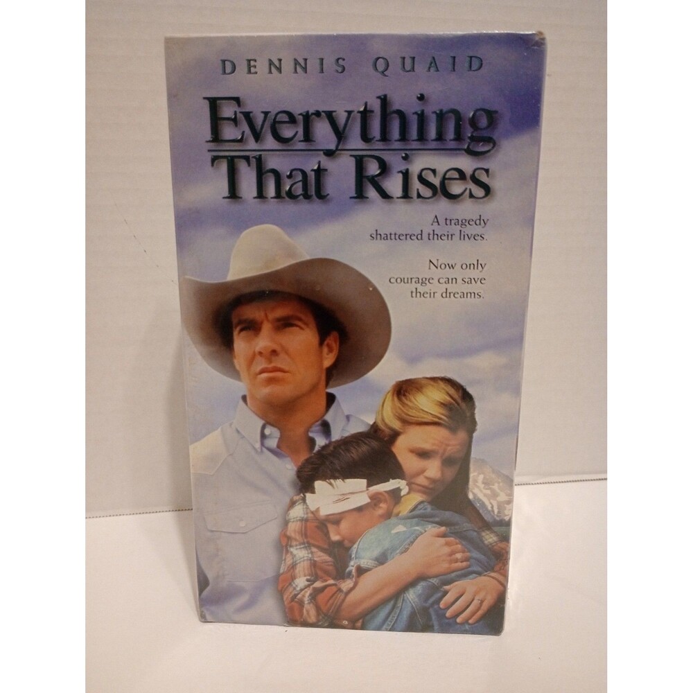 Everything that Rises VHS Tape 1998 Dennis Quaid TNT TV Movie Rare OOP Western